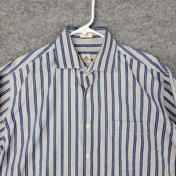 Peter Millar Shirt Mens‎ Large Striped Button Up Long Sleeve Preppy Casual - Picture 3 of 8